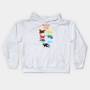 Wings of Fire Tribes Kids Hoodie